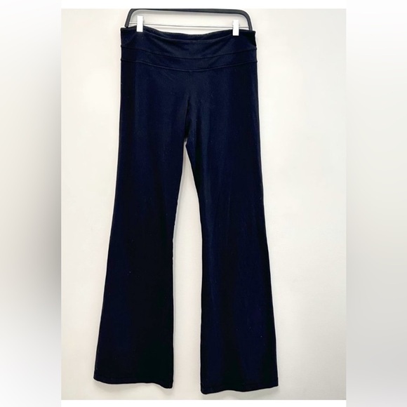 LULULEMON WOMEN WIDE LEGS YOGA-PANTS BLACK LEGGING IN SIZE 12 - Picture 2 of 10